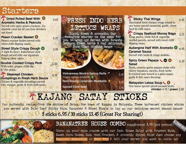 Banana Tree Menu, Menu for Banana Tree, West Hampstead, London Zomato UK