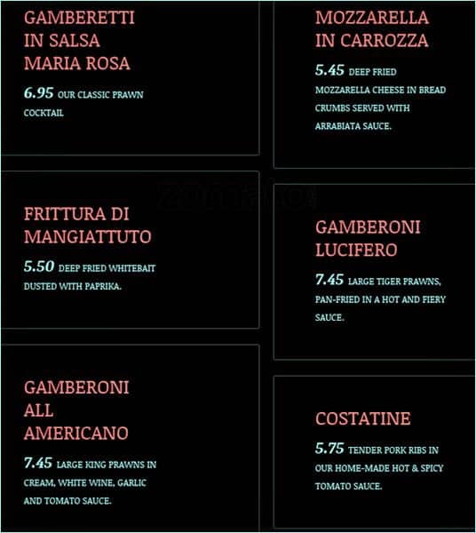 Bar Napoli Menu, Menu for Bar Napoli, New Town, Edinburgh Zomato UK