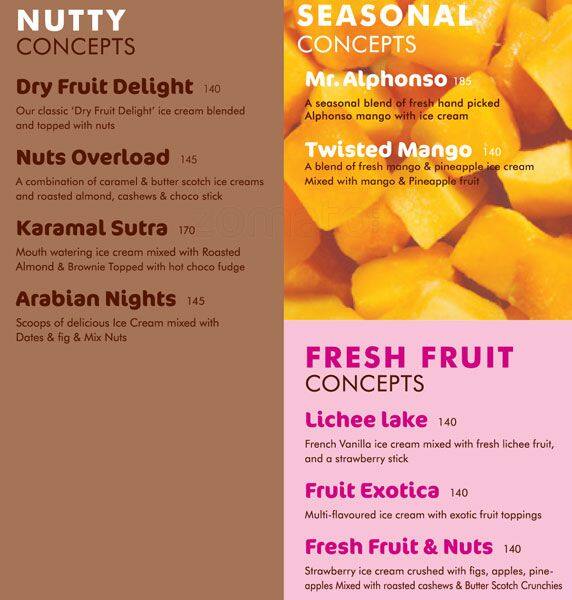 Cream Stone Menu, Menu for Cream Stone, Jubilee Hills, Hyderabad Zomato