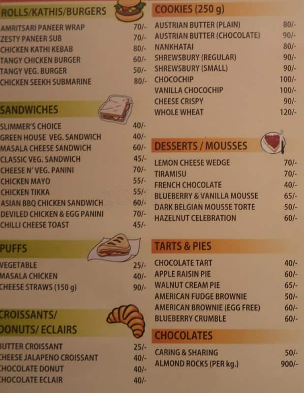 Baker's Basket Menu, Menu for Baker's Basket, Tilak Road, Pune Zomato