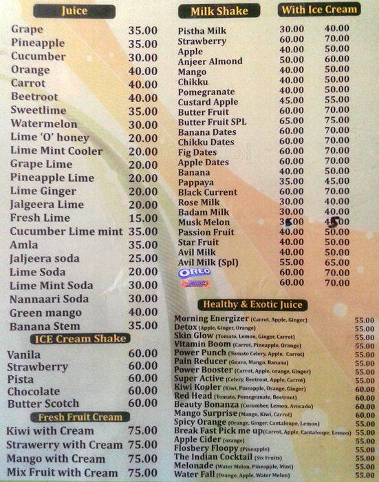 Cool Biz Menu, Menu for Cool Biz, Adyar, Chennai Zomato